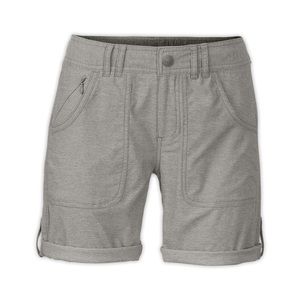 The North Face Horizon 2.0 Roll Up Gray Outdoor Hiking Shorts Women 10 Regular